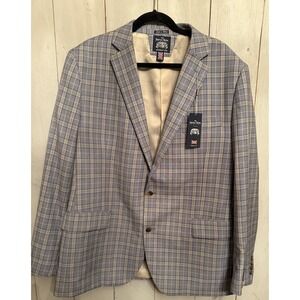 The Saville Row Men's Single  Breasted 2 Buttons Bromley Blazer 48L NWT 295$